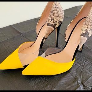 Clear & Yellow pump